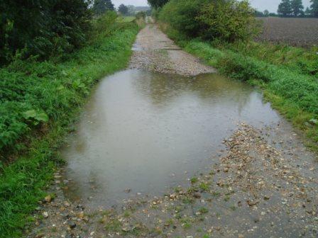 A rain soaked Peddars Way 