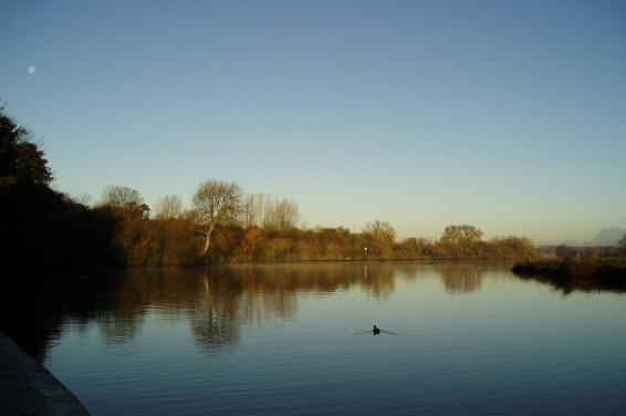 The River Yare view from Bramertom Woods End 