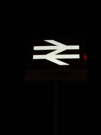 The British Rail sign at Cromer