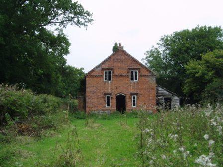 Derelict House near Pickenham Hall Norfolk