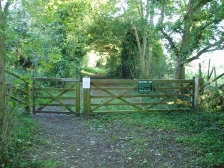 Entrance to the Weavers Way 
