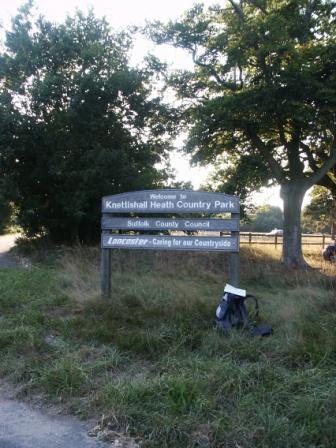 Knettishall Heath Coutry Park Sign