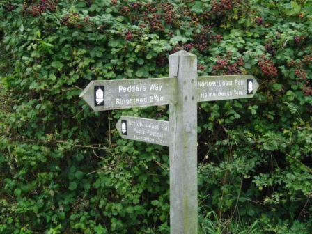 Last of the Peddars Way signs
