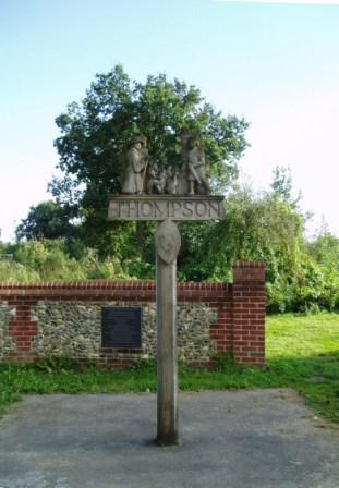 Thompson Village Sign
