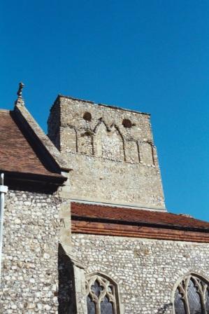 The old tower of Weybourne Church